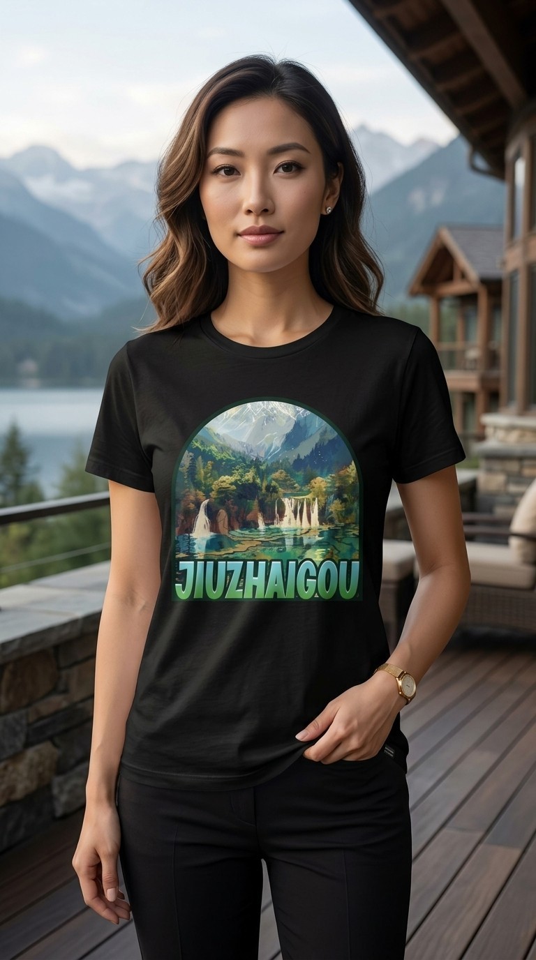 Jiuzhaigou Valley China – Unisex Short Sleeve T-Shirt