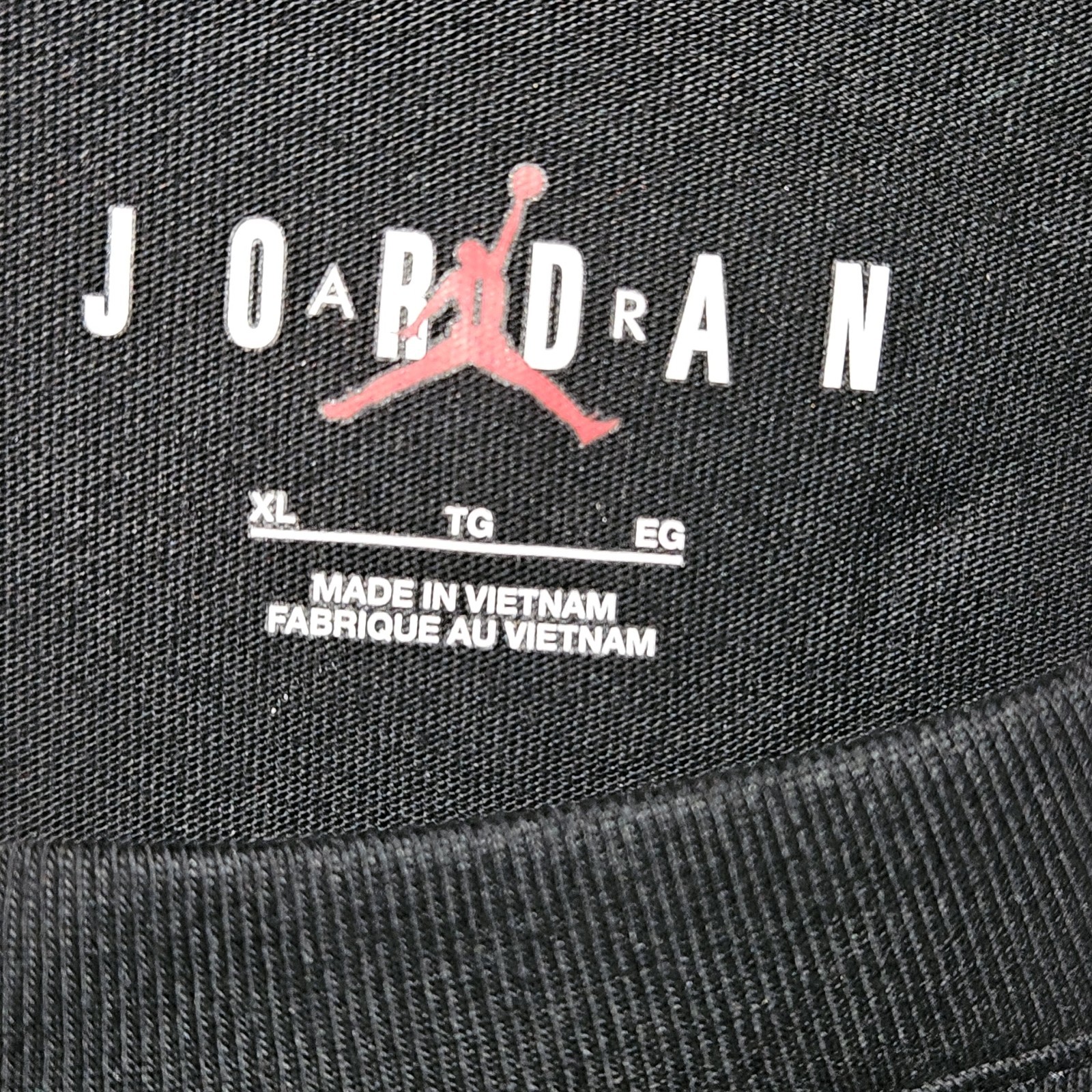 New Air Jordan Tshirt Tee BlacK 🏀 T-shirt XL Sneaker Playground Flight Jumpman
