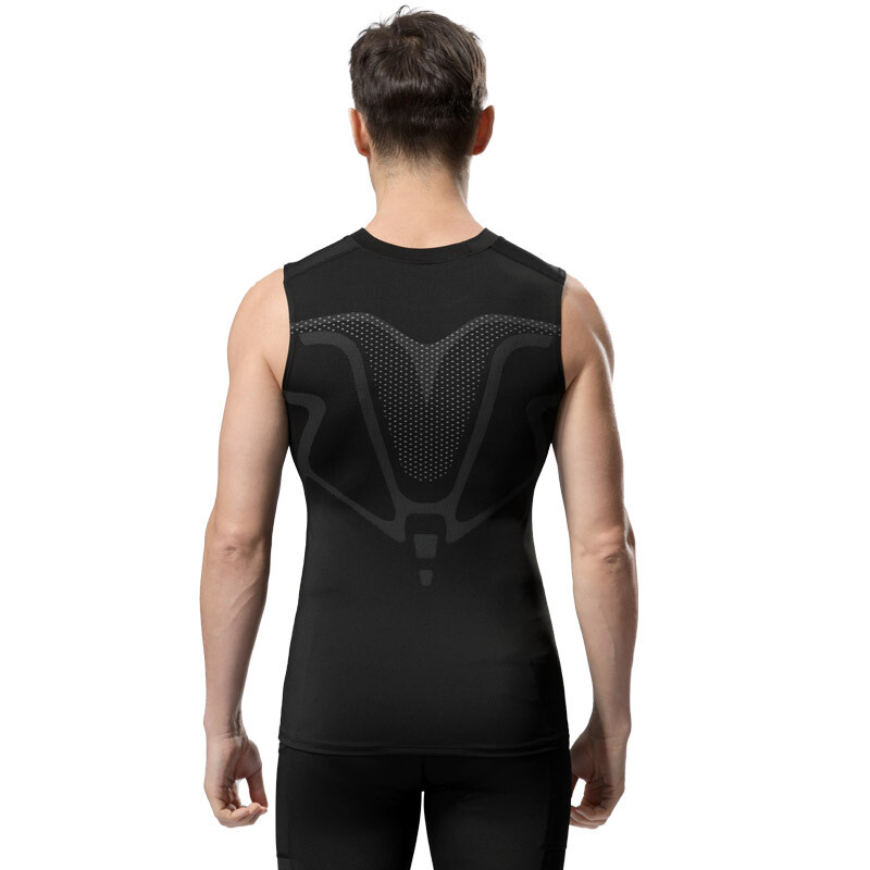 Men’s New Vitaboost Compression Shirt Version Ionic Shaping Sleeveless Vest
