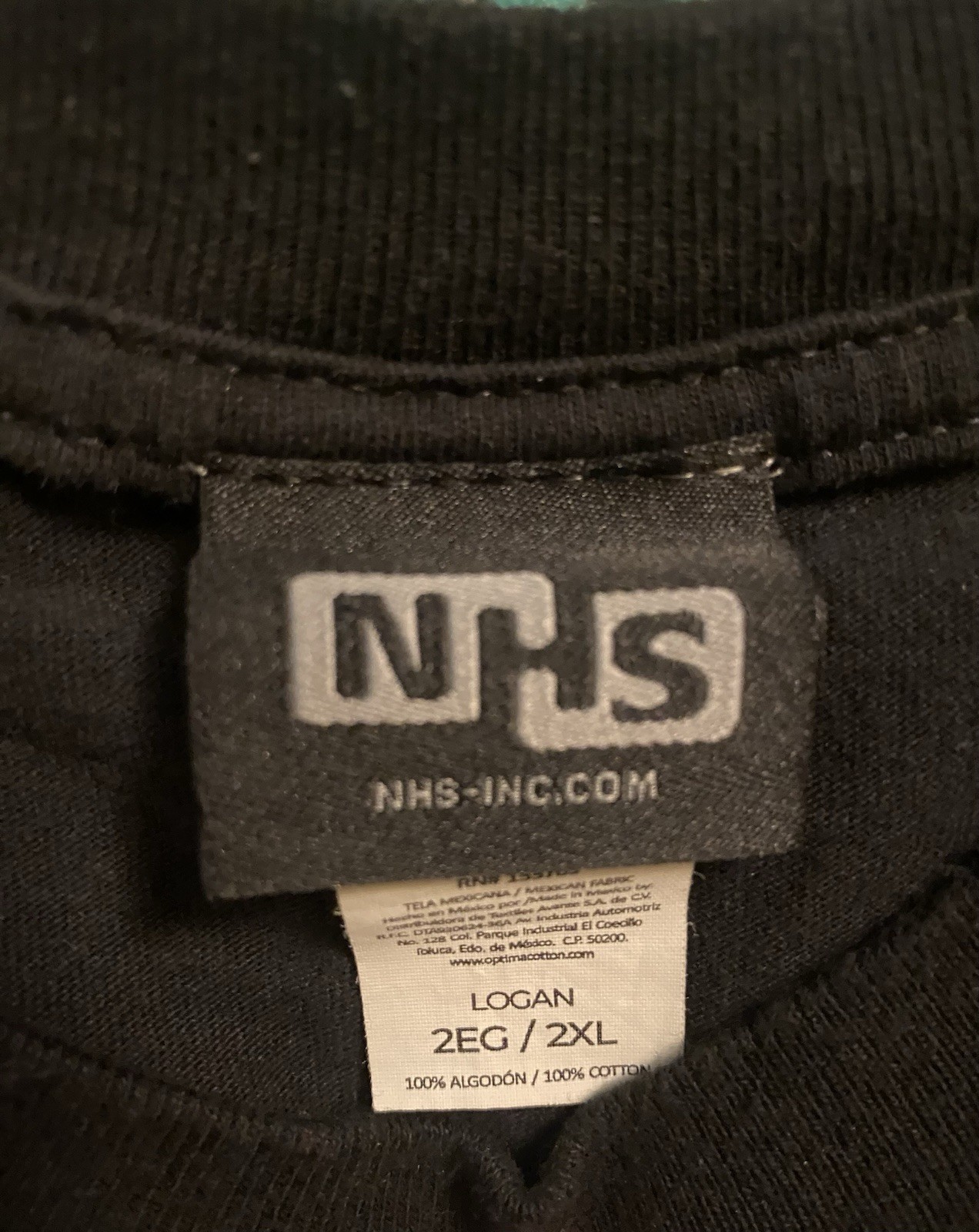 Vintage NHS RICTA Wheels Skateboard Black T Shirt Sz 2XL (25.5in W X 30in L) Y2K