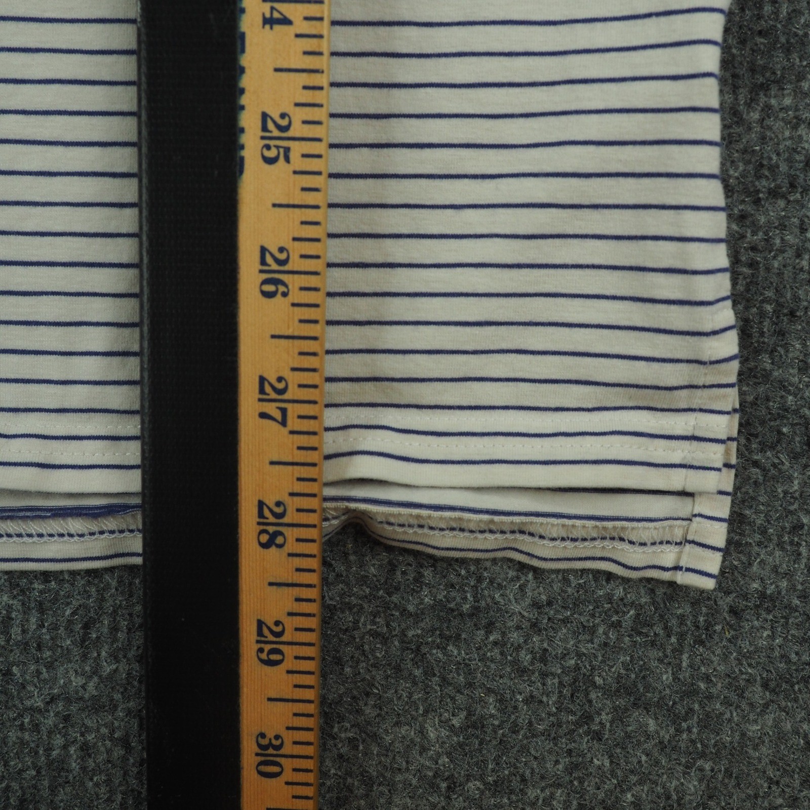 Holderness & Bourne Polo Shirt Mens Large Tailored Fit White Stripe Golf Classic