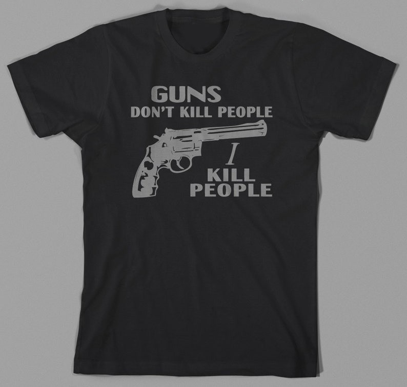 Guns Don’t Kill People, I Kill People T shirt – Happy Gilmore Adam Sandler Shoot