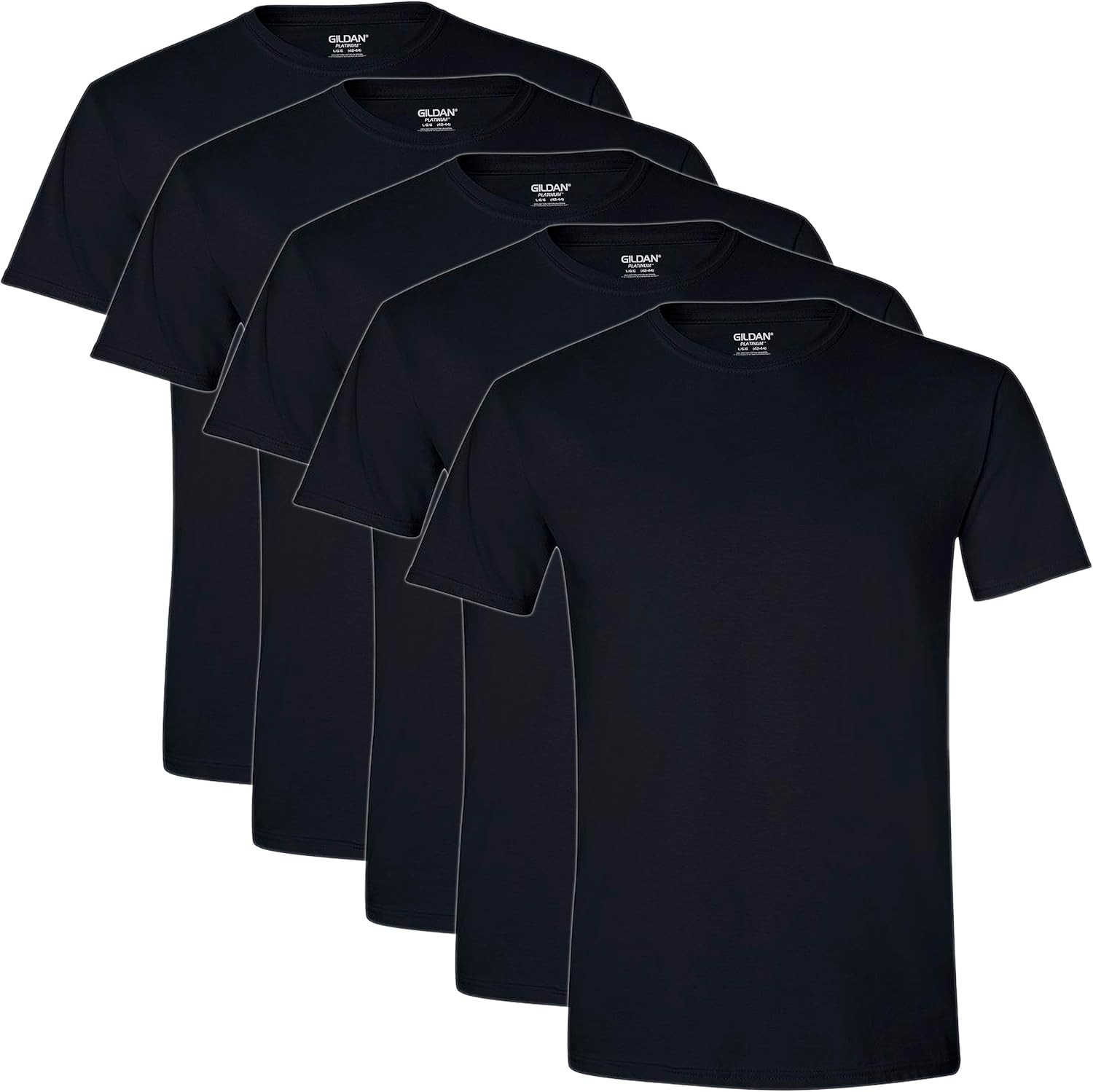 Men’S Crew T-Shirts, Multipack, Style G1100 – 5 Pack