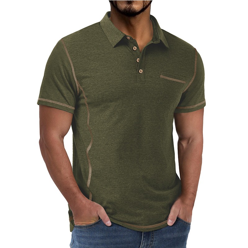 Summer Turn-Down Collar T-shirt