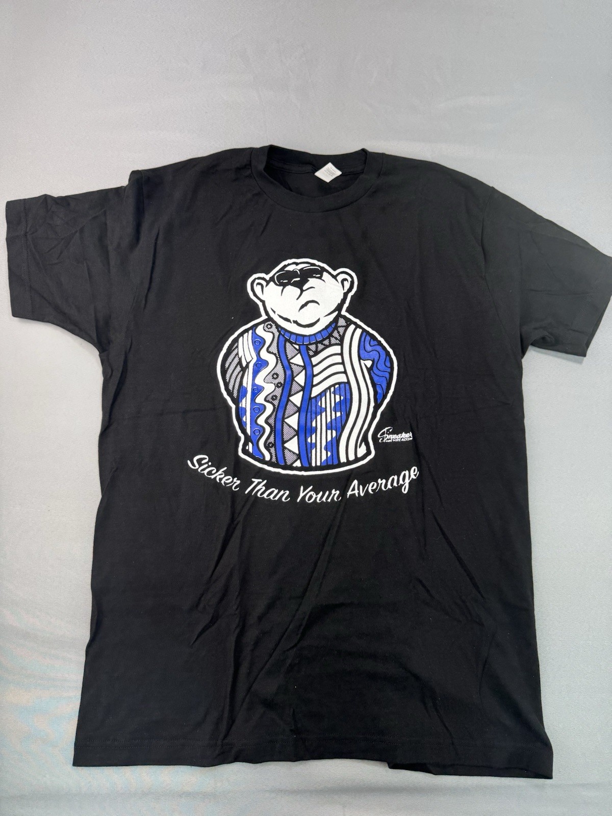 Jordan 9 UNC Midnight Navy Black Shirt Match BIG Bear Tee Size Large Graphic NEW