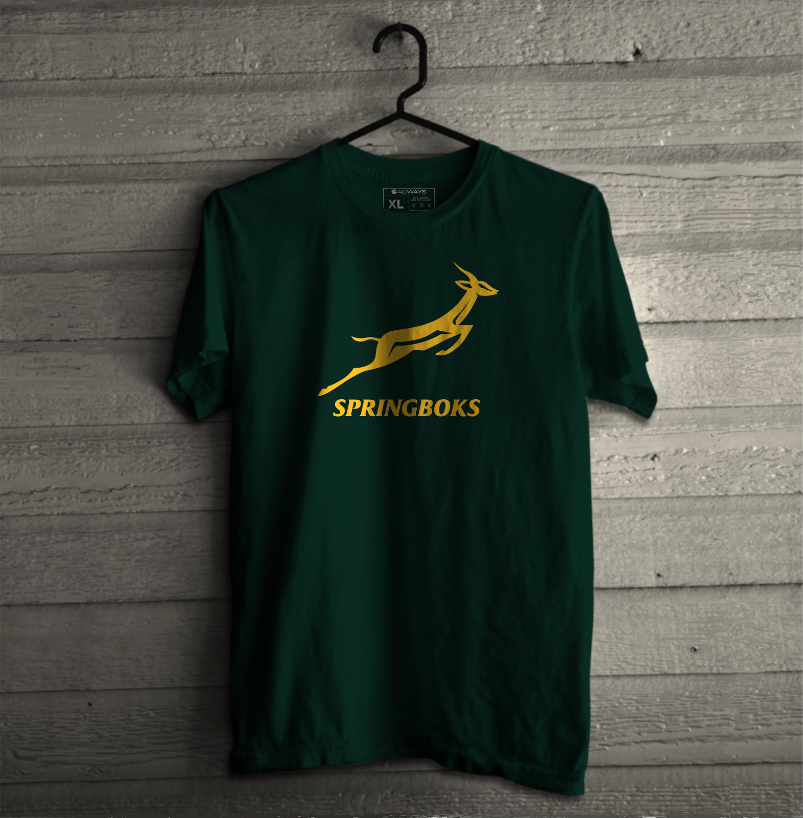 Springboks Unisex Rugby T-Shirt – Soft Modern Fit South African Rugby Tee S-2XL