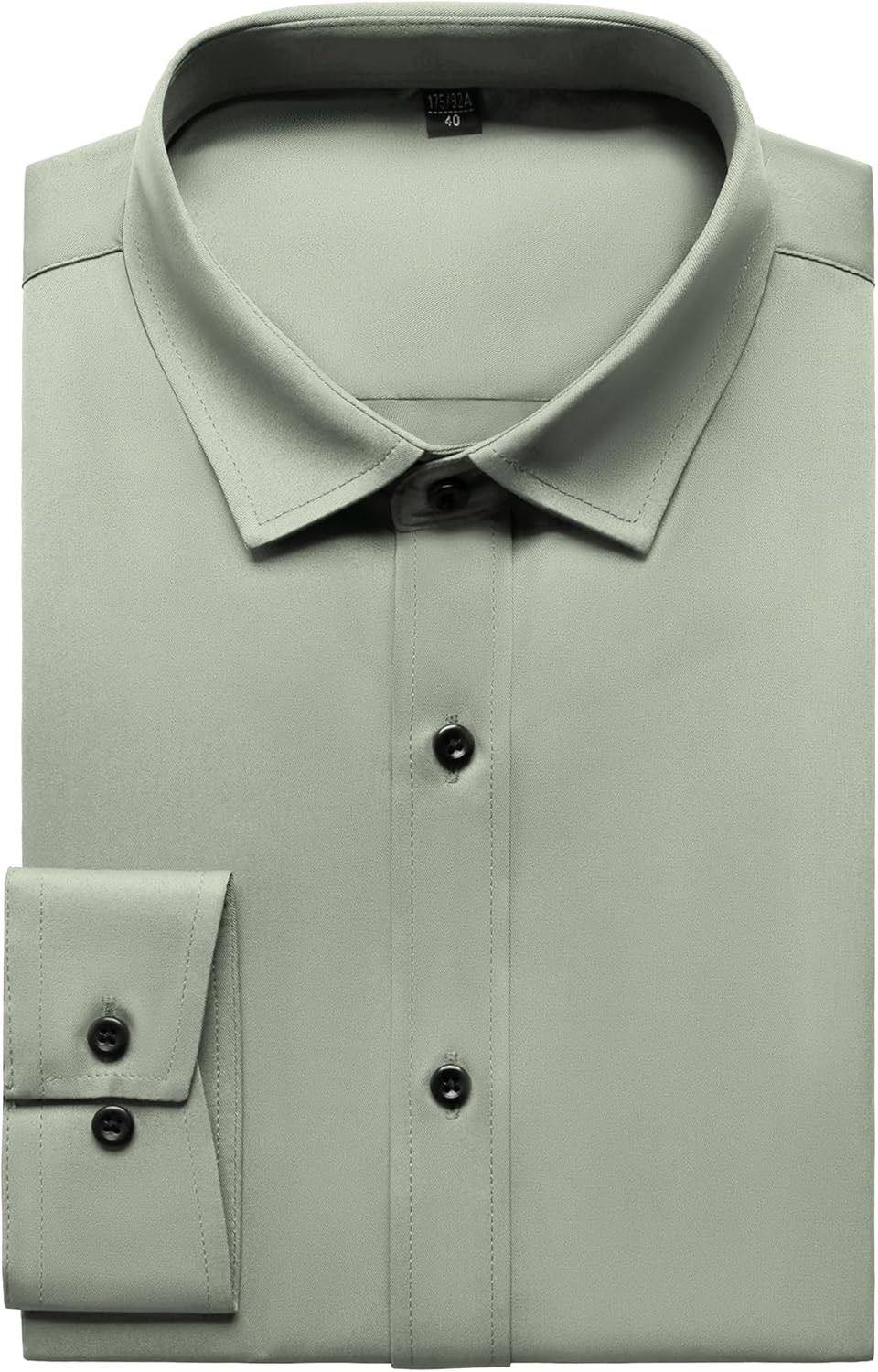Men’s Wrinkle-Resistant Formal Stretch Dress Shirt, Button Down for Wedding