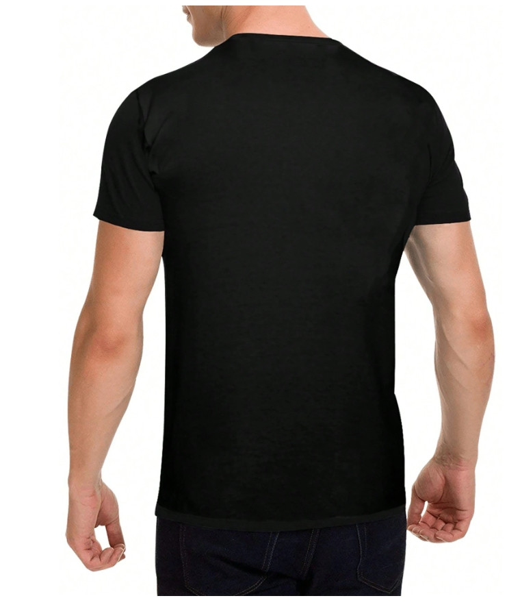 100% Cotton Men’s Vintage ‘6 People I Trust’ Graphic T-Shirt | Loose Fit, Round