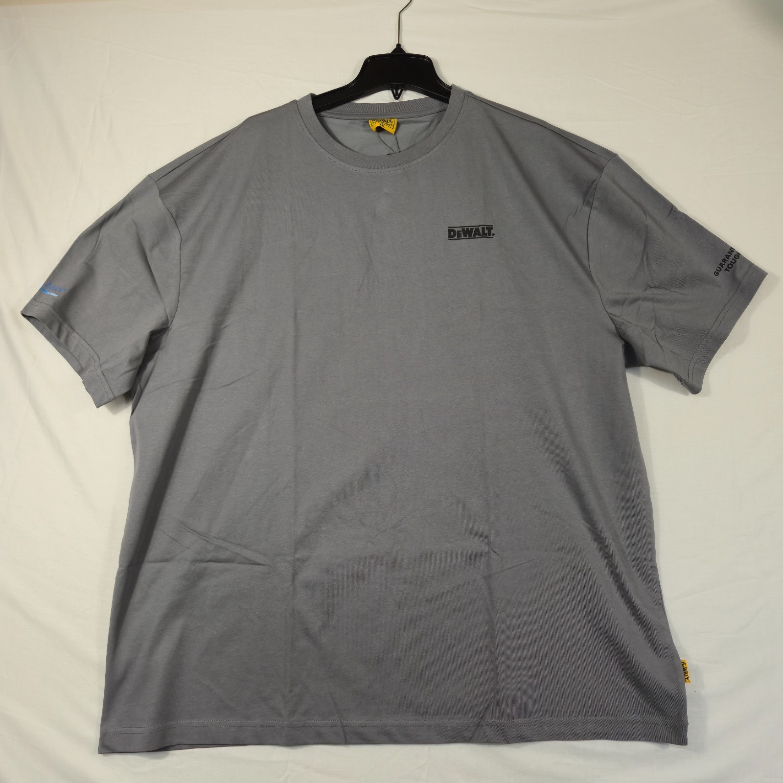 DeWalt Coolmax T Shirt Mens 2XL Gray Guaranteed Tough Short Sleeve Crew Neck