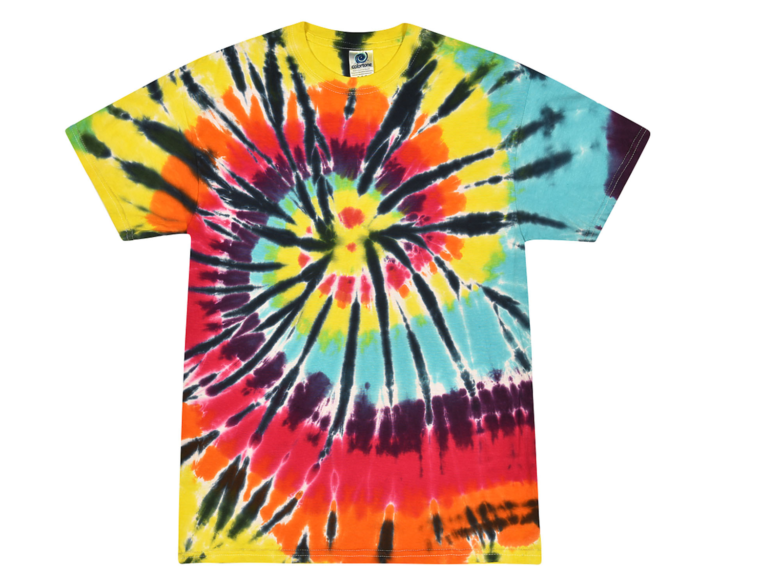 Tie Dye T-Shirts Multi-Color Lava Lamp Adult & Kids Sizes Cotton Colortone