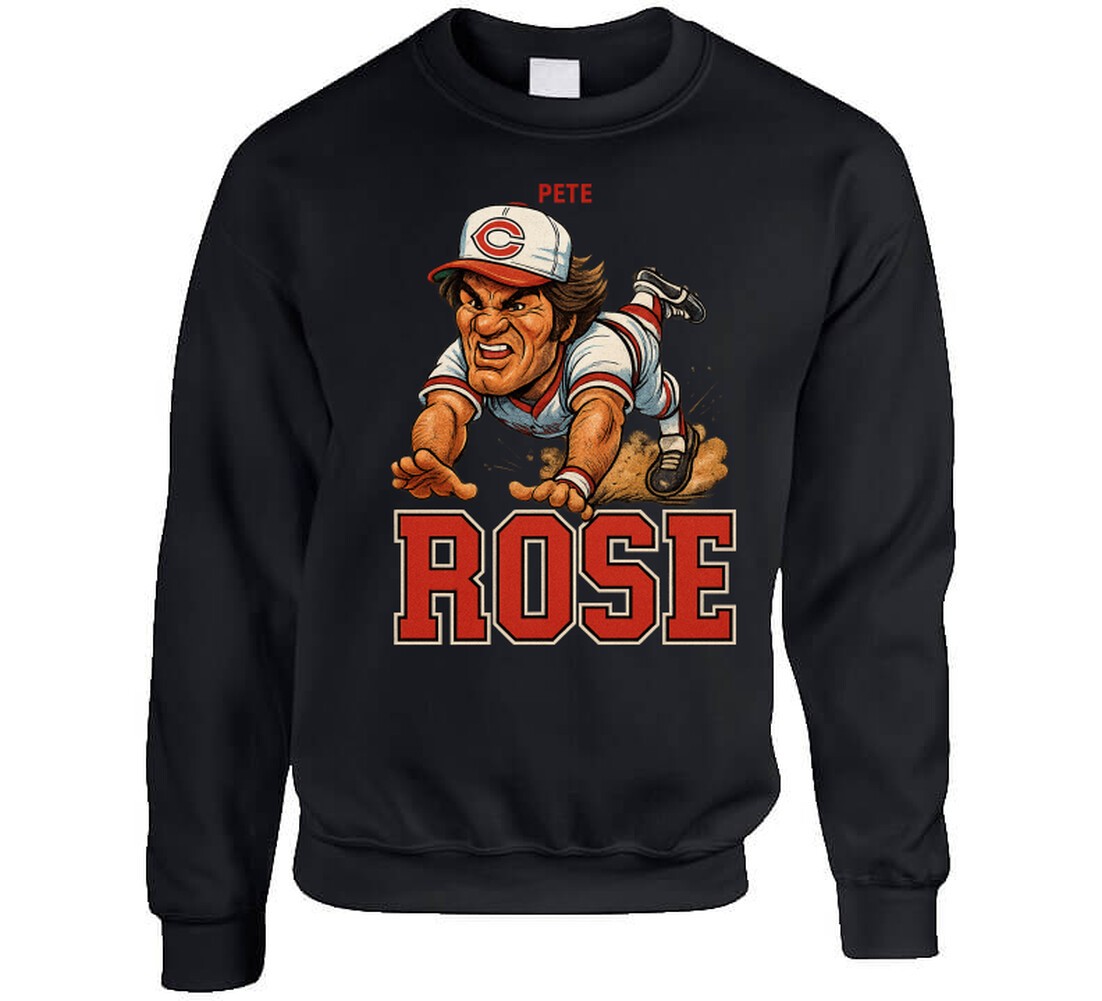 Pete Rose Legend Goat Baseball T Shirt
