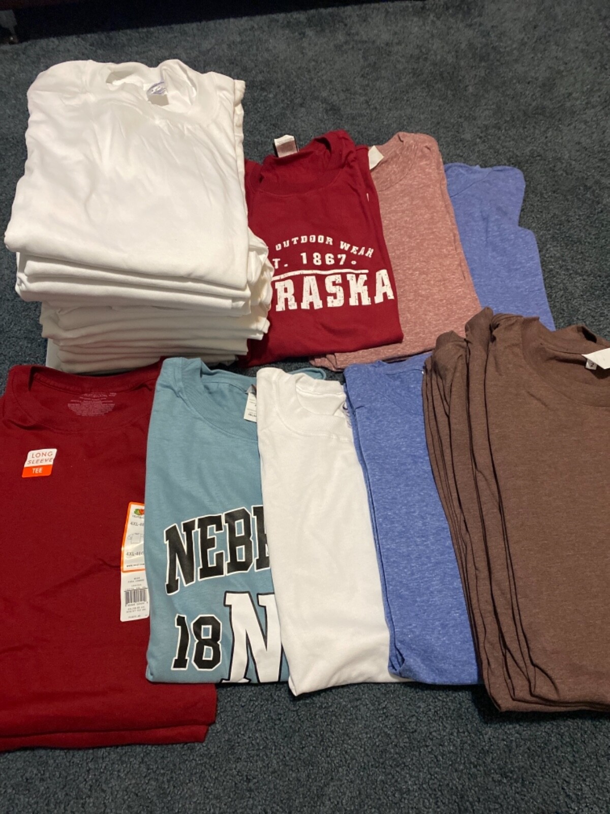 Men’s long/ short sleeve T-shirt,LT,3XL,4XL,3XLT,XLT,new