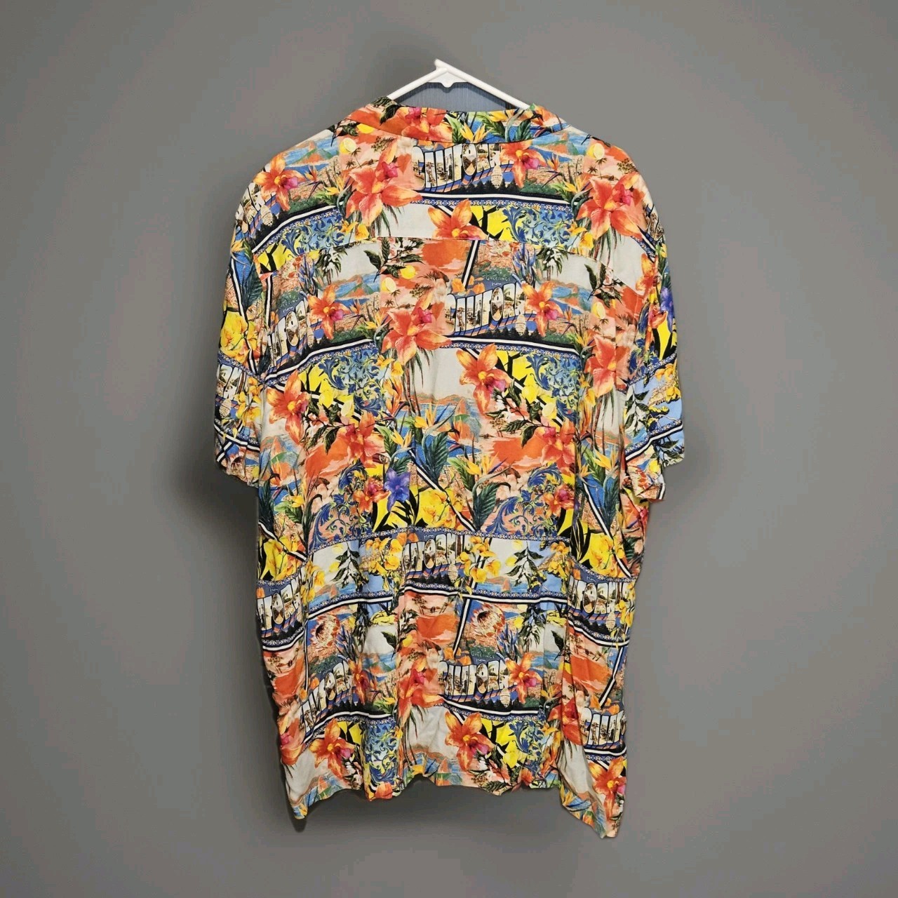 ASOS Drop Shoulder Oversized Men’s Camp Collar Shirt Floral California 2XL NWT