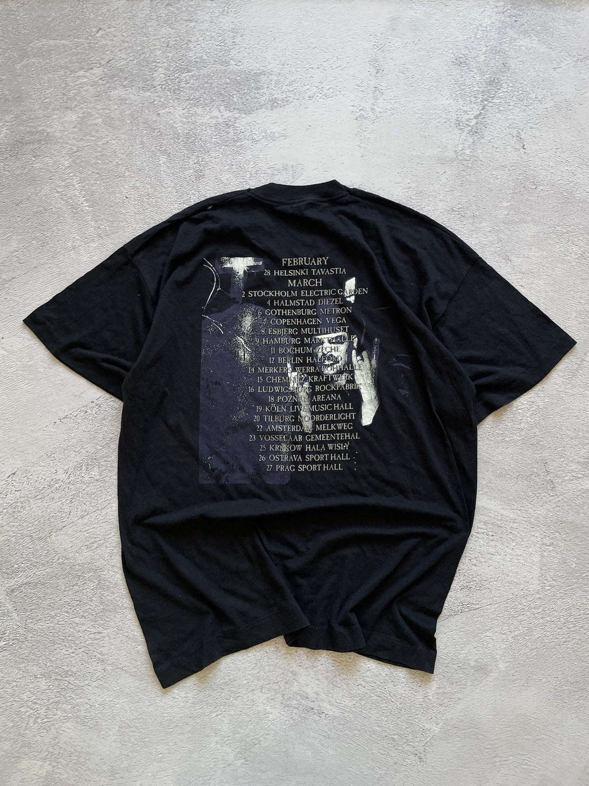 Vintage 1996 King Diamond Graveyard T-Shirt Size L Single Stich Screen Star 90’s