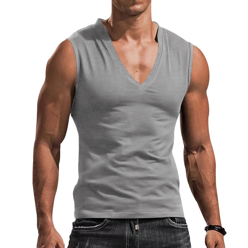 Summer Sleeveless V-Neck Minimalist Vest
