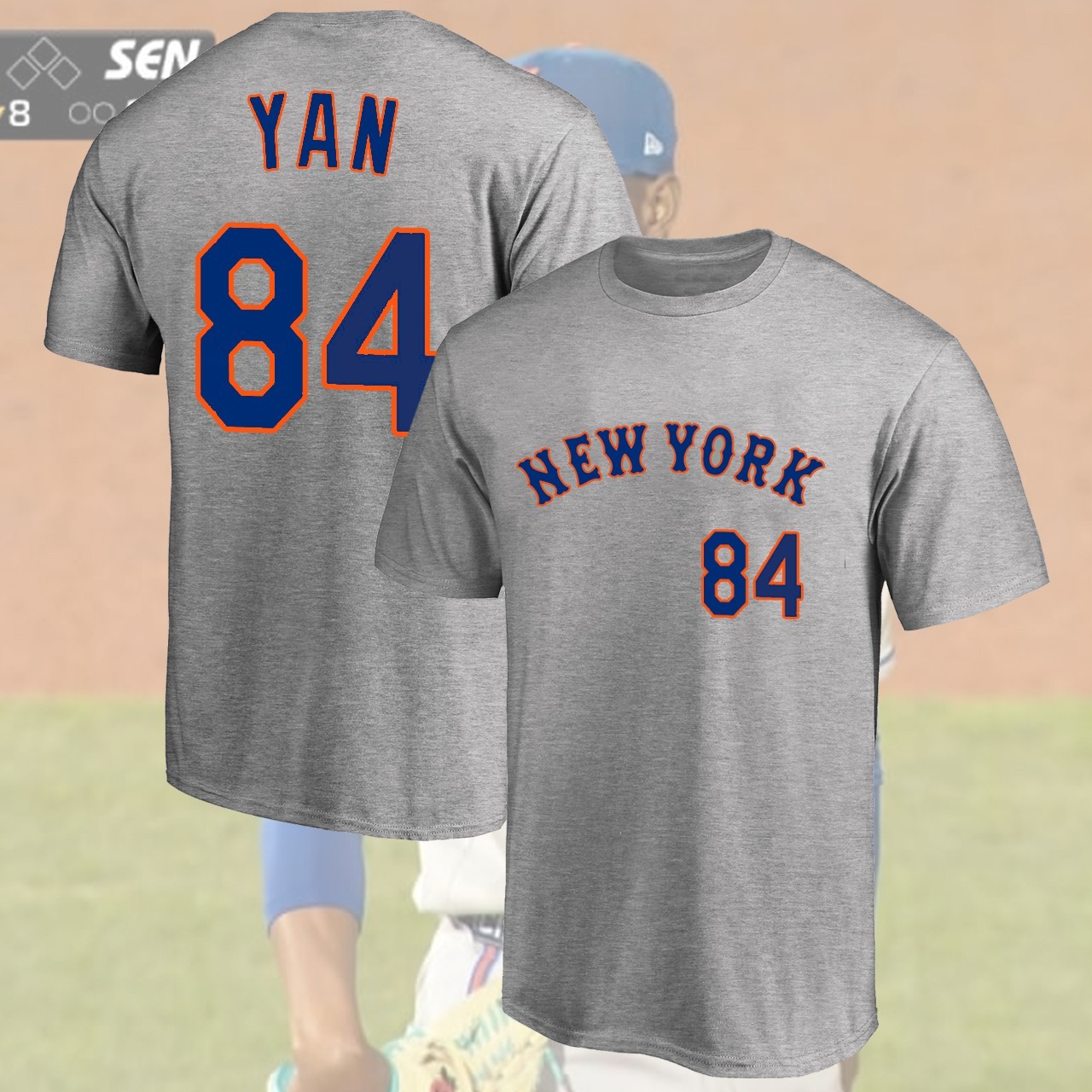 HOT NEW – Jefry Yan #84 New York Team 2026 Player Name And Number Gift Fan