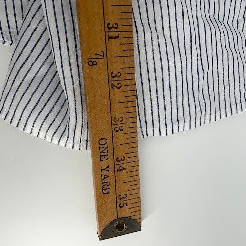 Bugatchi Button Up shirt Mens XXL Striped with threaded overlay design Long