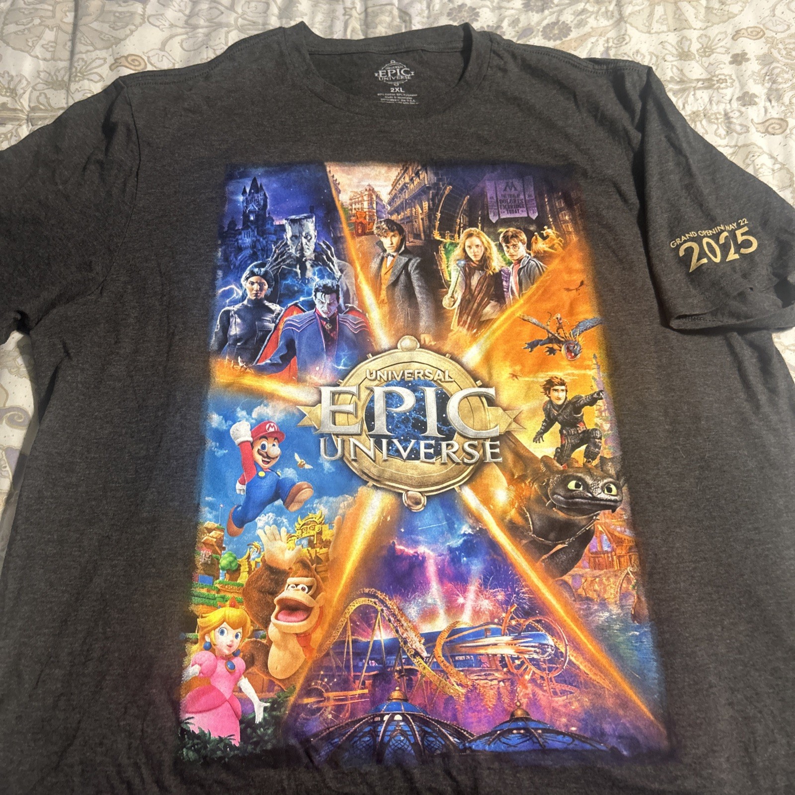 EPIC Universe Grand Opening T Shirt 2XL Universal