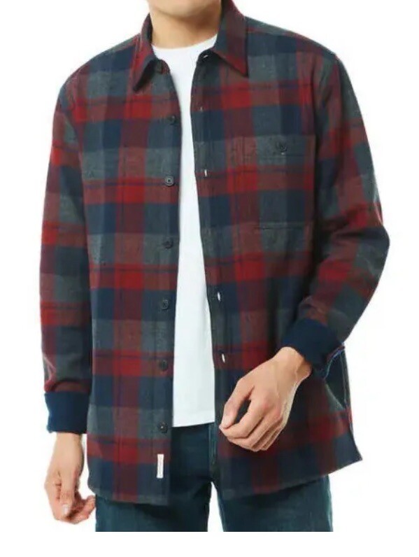 Weatherproof Vintage Men’s Flannel Fleece, Red, Men’s Size Med New W Tags!!