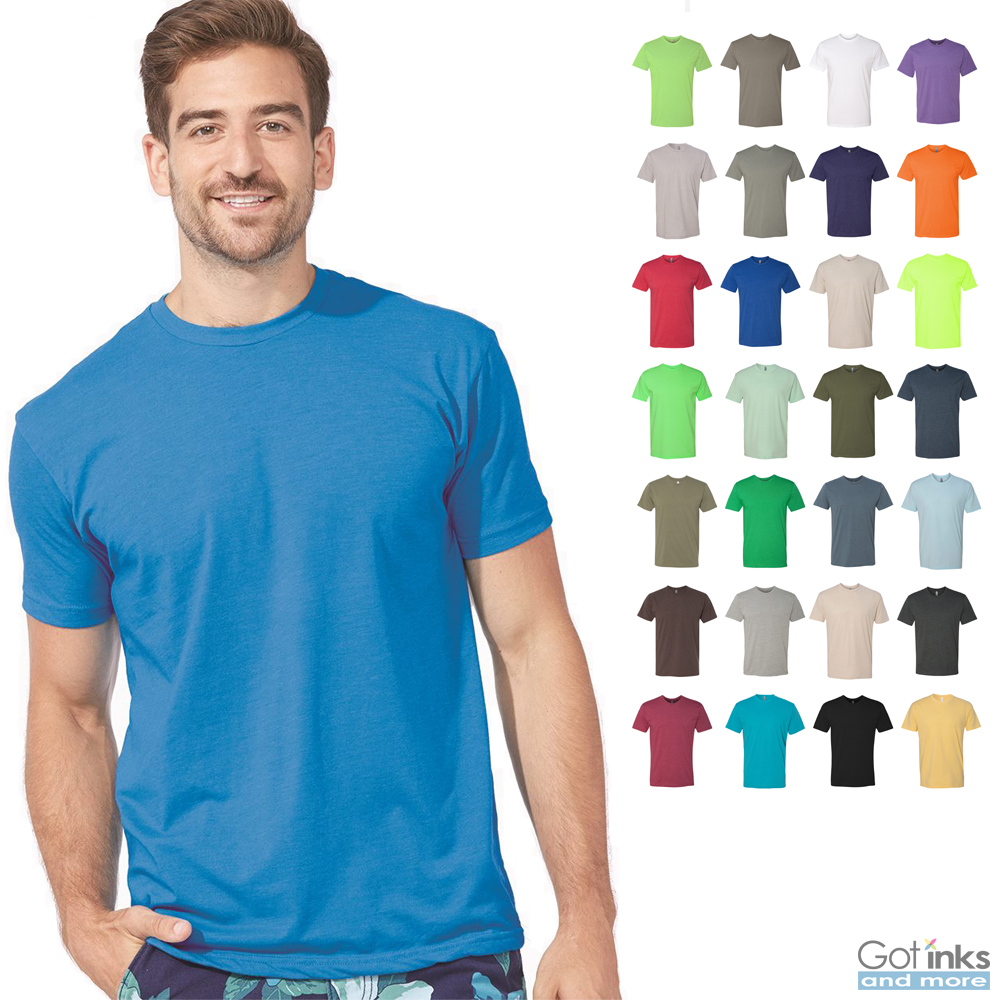 Next Level Premium Fitted CVC Crew T-Shirt Soft Tee Athletic Fit Unisex 6210
