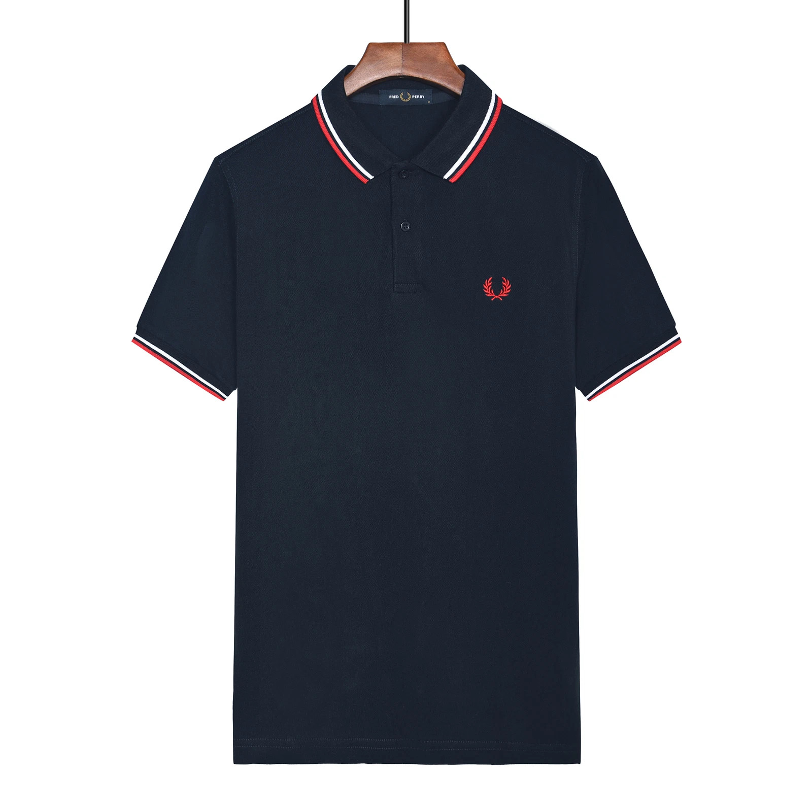 2026 Fred Perry Men’s Cotton Polo Short Sleeve Slim Fit Pique Twin tipped M-2XL