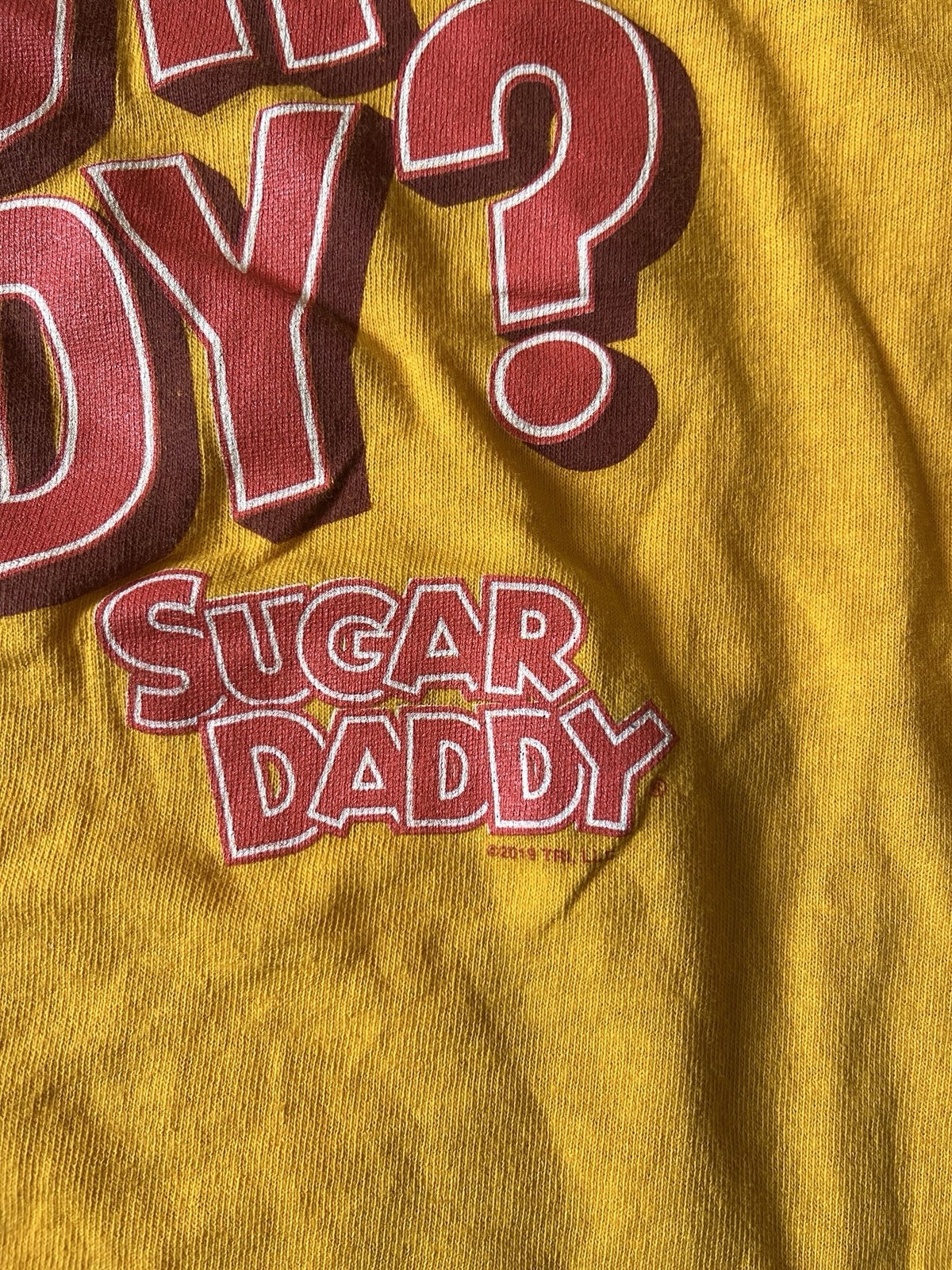 Delta Pro Weight Men’s Funny Graphic T-Shirt Yellow Cotton Jersey Crew Neck L