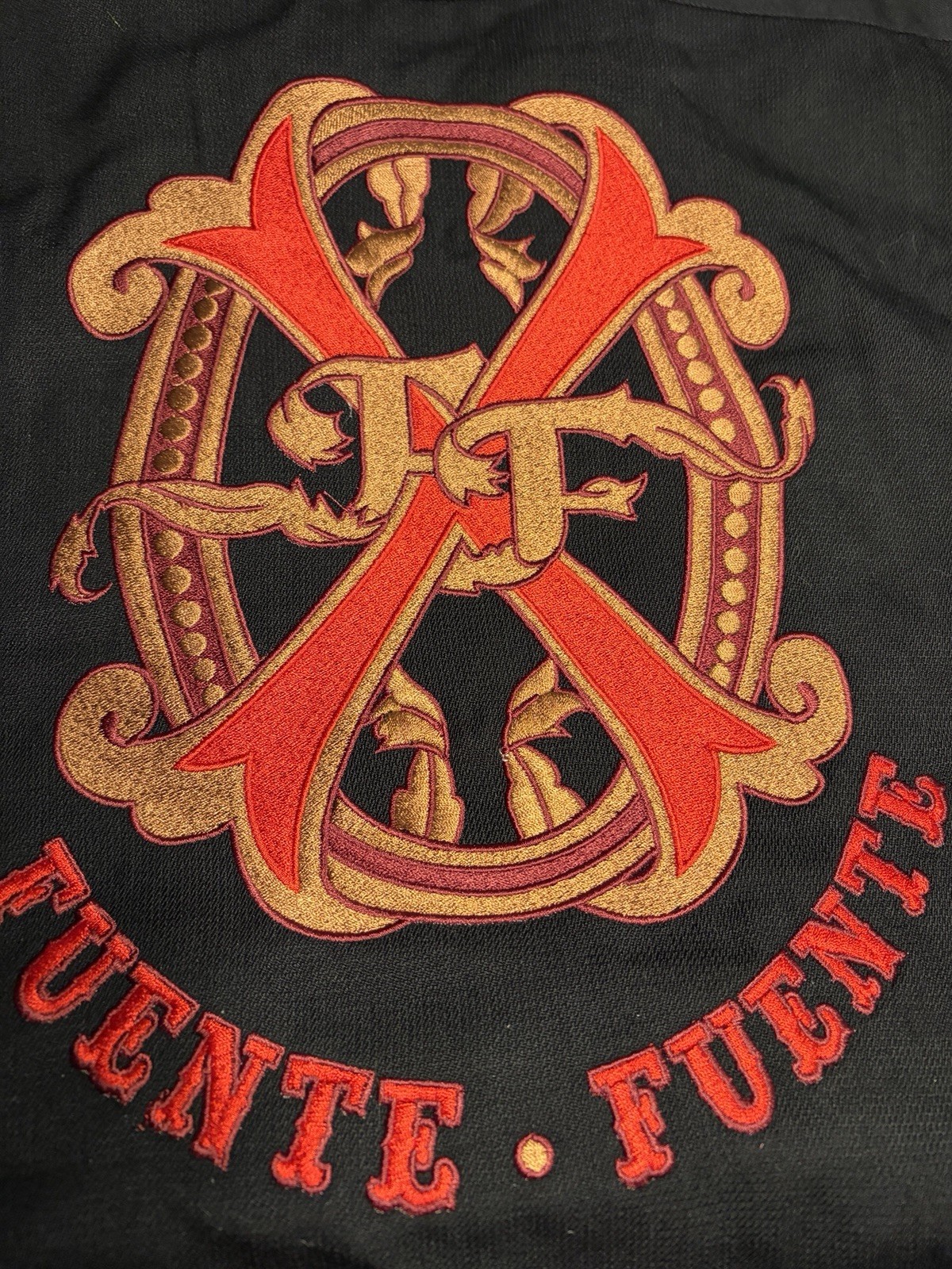 Opus X Arturo Fuente Cigars Button Up Black Shirt Size Large