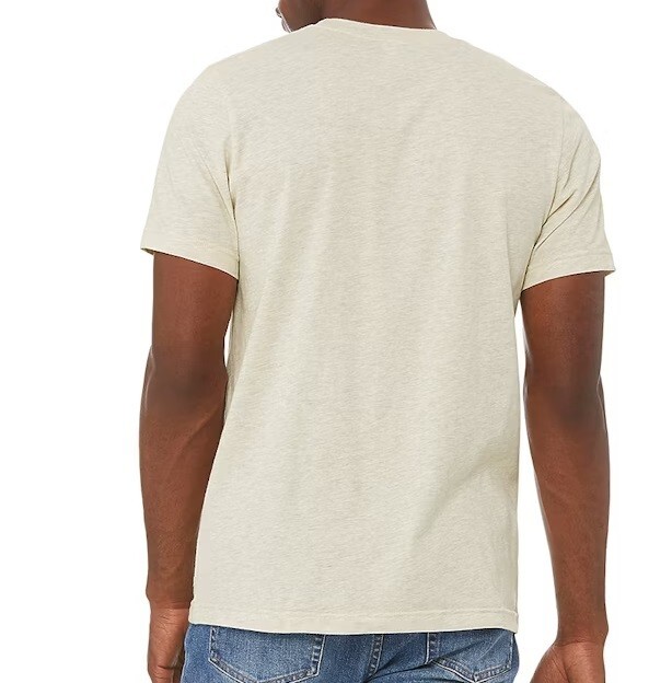 BELLA+CANVAS BC3001CVC Unisex Short Sleeve Heather CVC Crew Neck Stylish T-Shirt