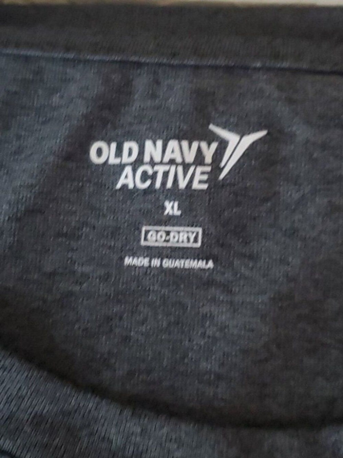 Old Navy Active Go-Dry Performance T-Shirt Midnight Oil Men’s Size XL Crew Neck