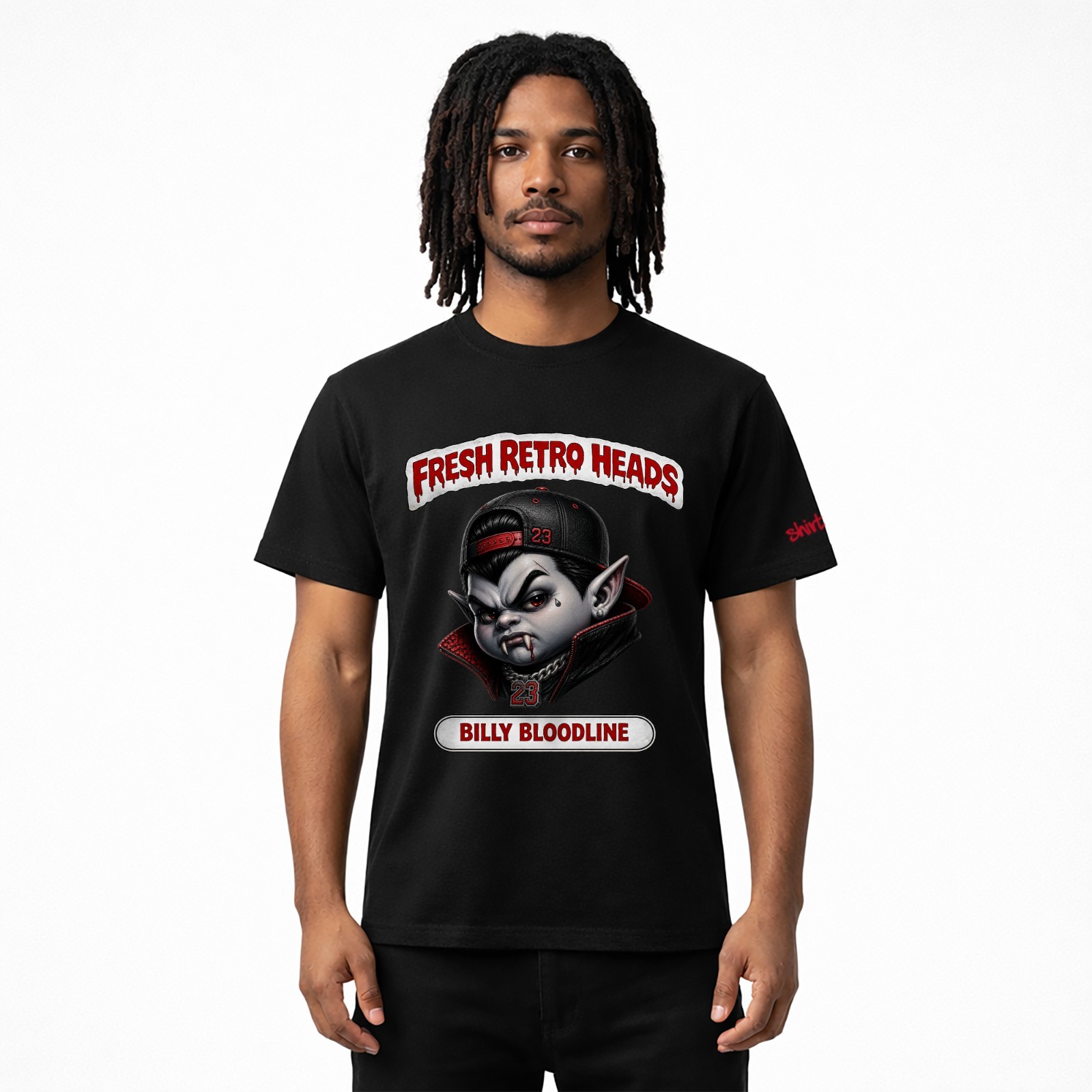 Men’s Black Billy B Sneaker T-shirt to Match Air Jordan 12 Retro ‘Bloodline’