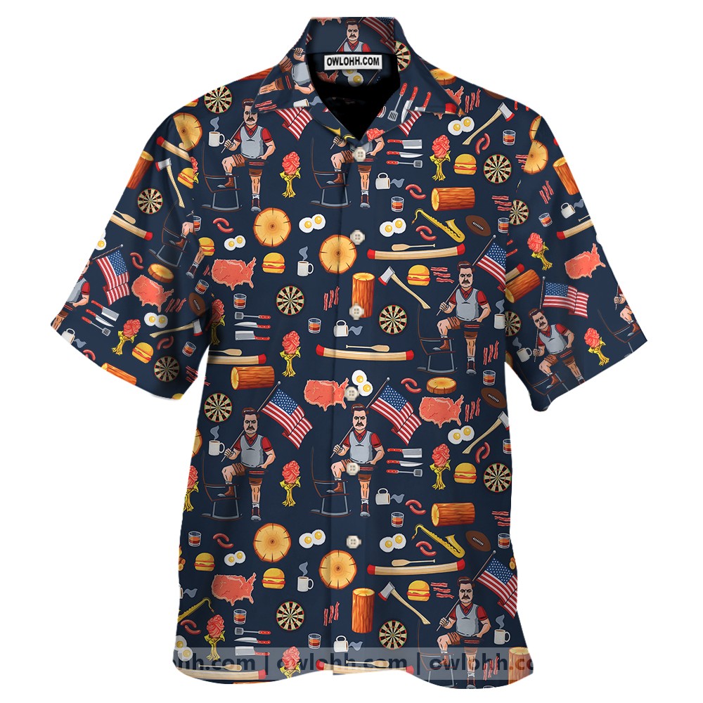 Ron SwansonS Hawaiian Shirt Of Greatness_652_86