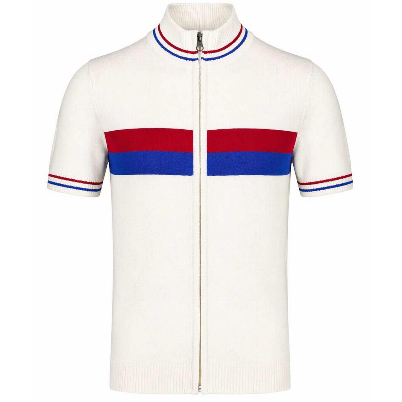 MADCAP CYCLING TOP RETRO 60s 70s MOD ZIP THROUGH TRACK KNIT MENS Sanremo MC1160