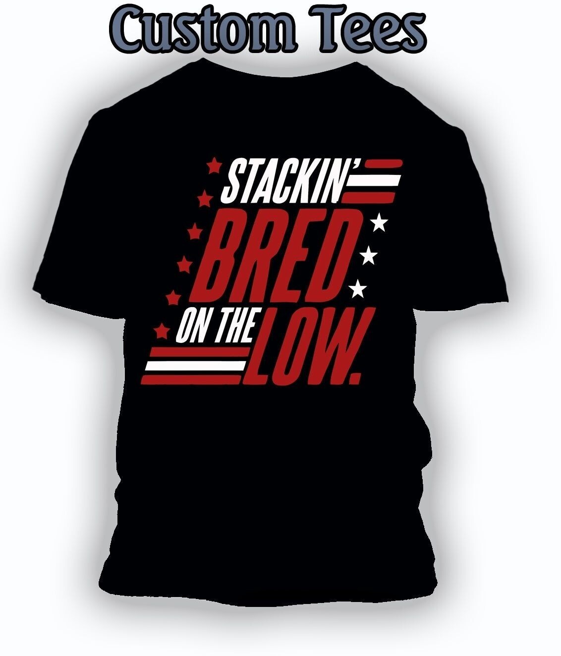 Staking Bread on the Low Tee Shirt Grey Stone 8XL Hip Sport Big Tall