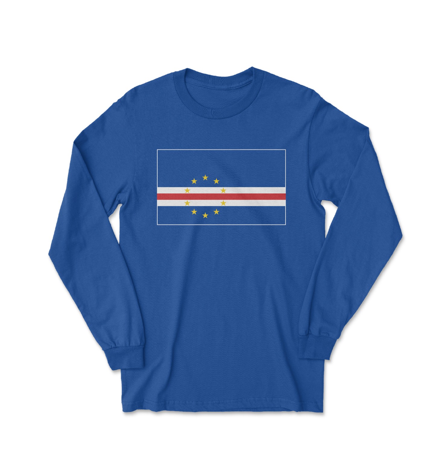 Cape Verde Pride Vozinha 1 Two-Sided Jersey Style Long Sleeve T-Shirt