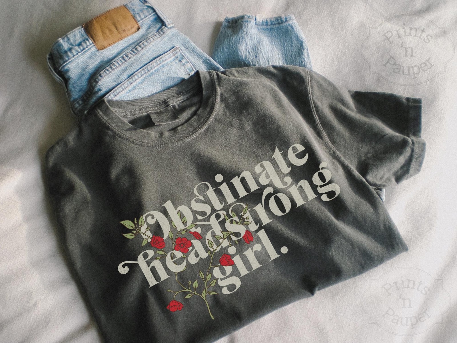 Pride and Prejudice Jane Austen Shirt Obstinate Headstrong Girls Bookish T shirt