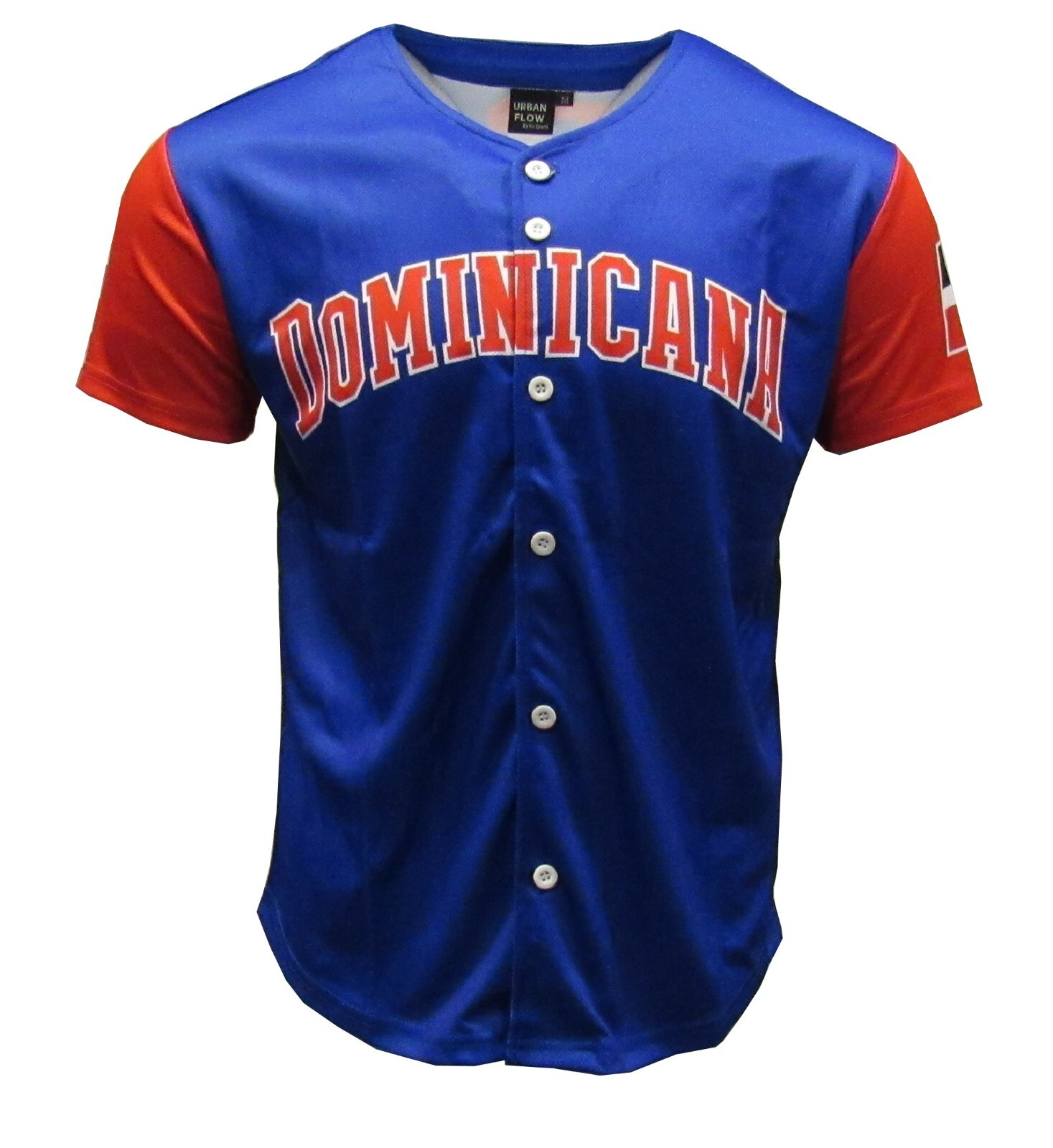 Dominicana Full Button Sublimated Jersey New Two tone color