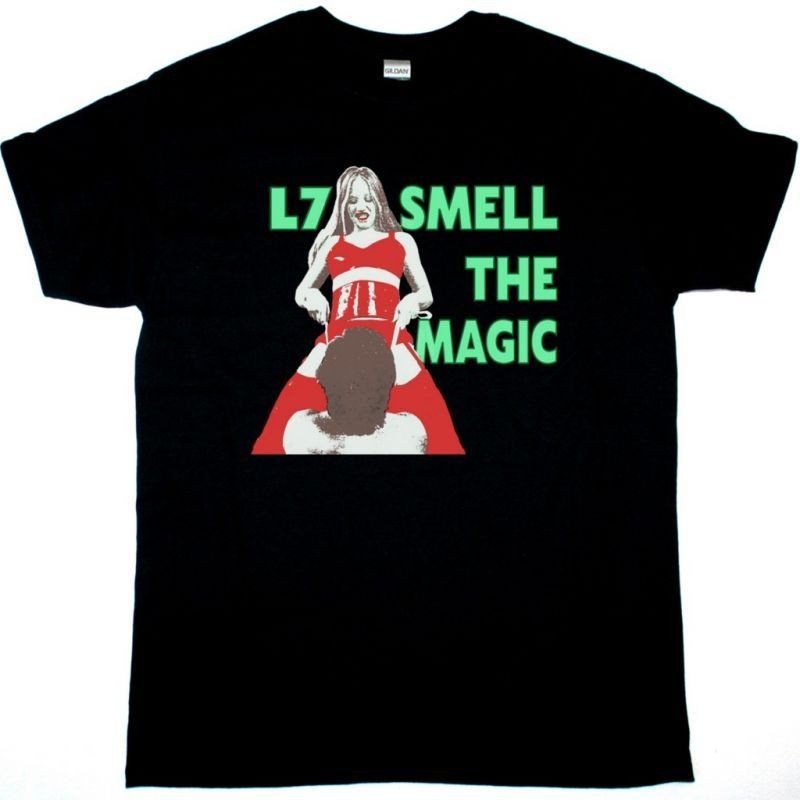 L7 Smell The Magic Band T-Shirt Grunge Punk Tee