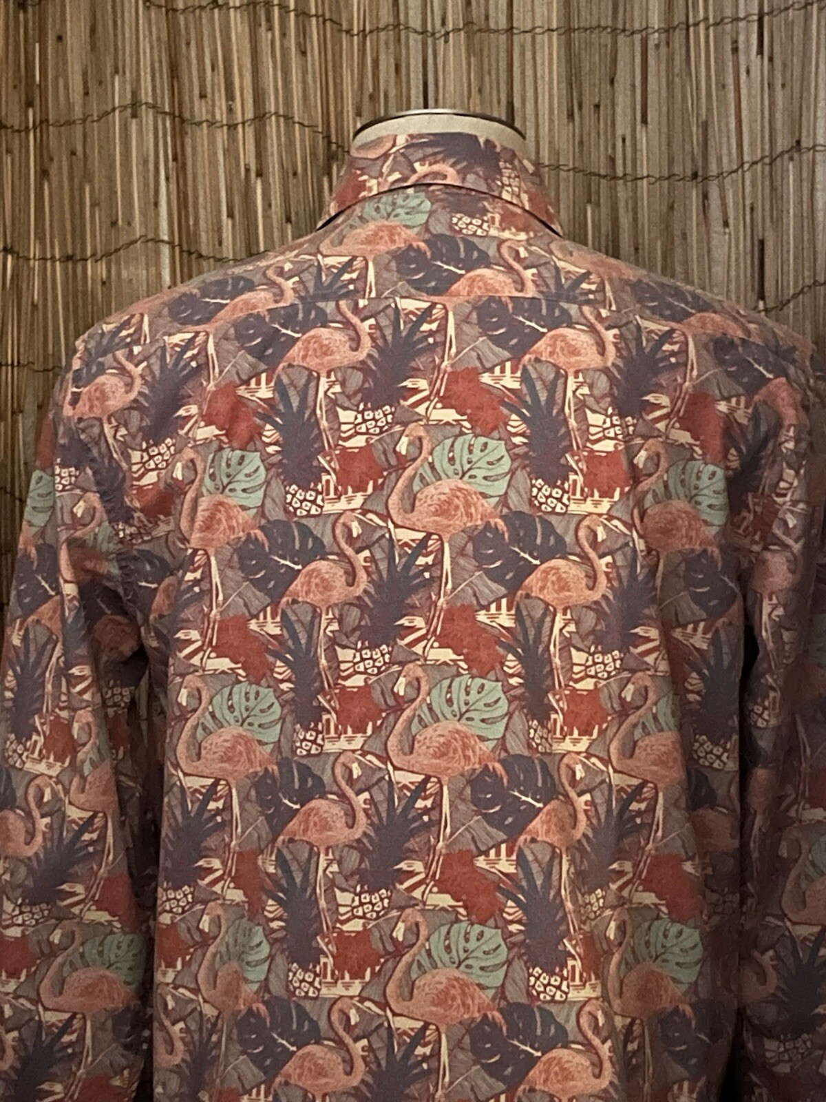Standard Issue Mens LS Button Up Shirt-Size Large-100% Cotton
