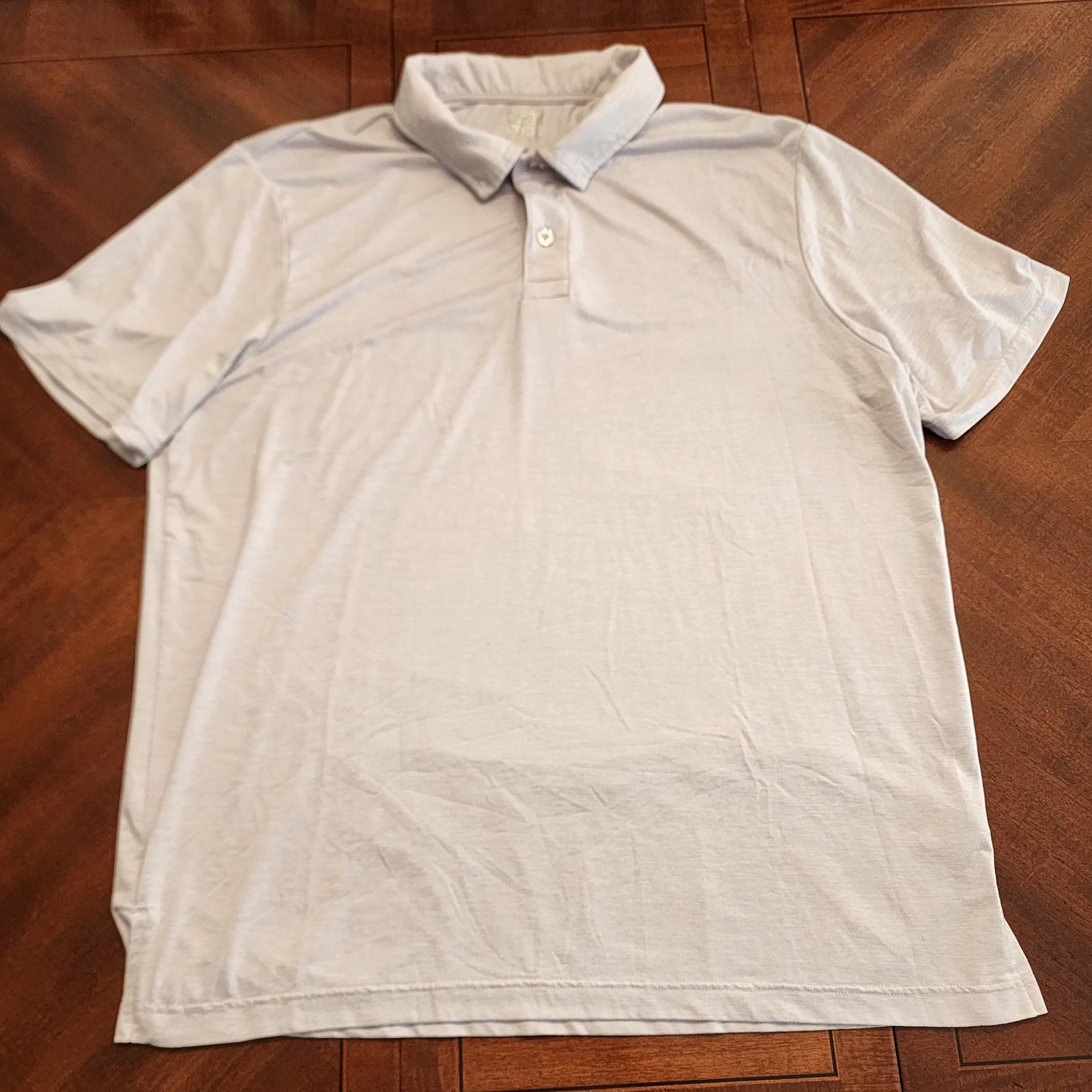 32 Degrees Cool Mens XL Polo Shirt Lilac Purple Heathered Slim Fit Stretch Golf
