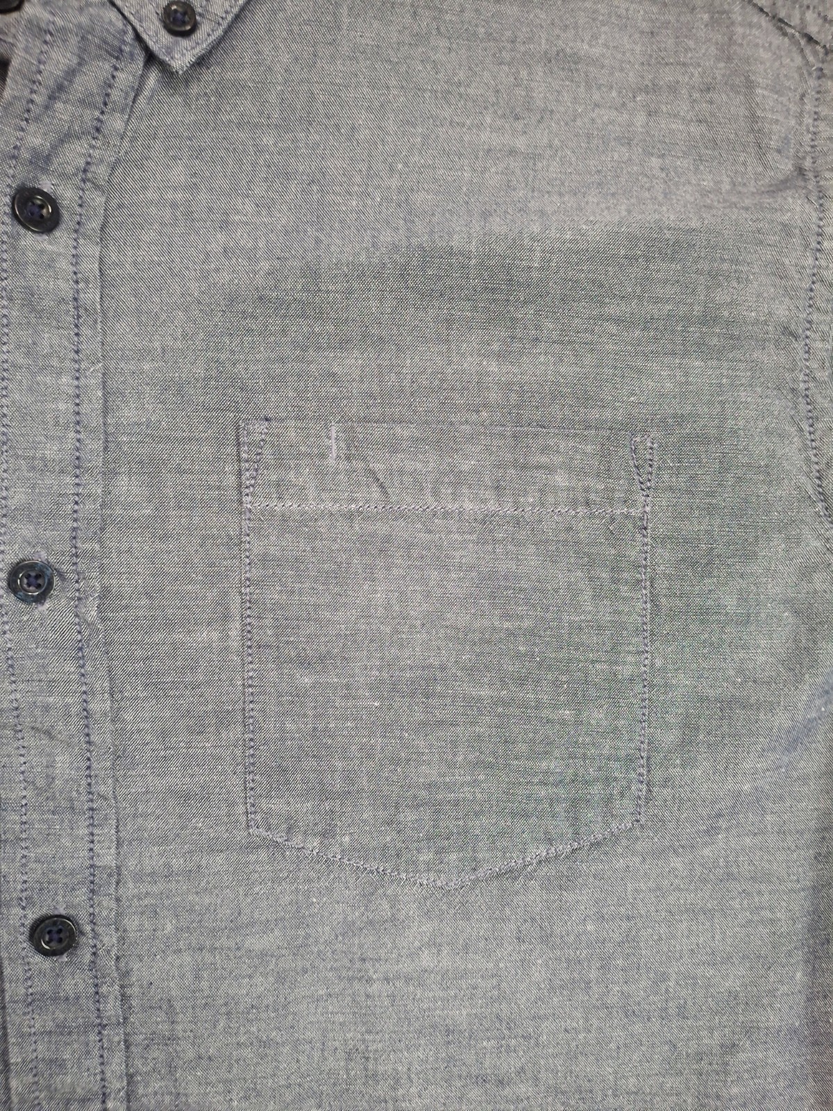 Patagonia Lightweight Bluffside Chambray Short Sleeve Button-Up Shirt Men’s L