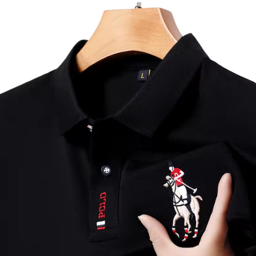 Men’s Summer Embroidered Polo Shirt Luxury Fashion Top Short Sleeve T-Shirt
