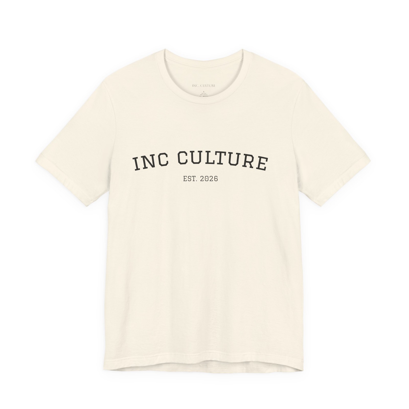 INC Culture logo tee | Graphic T-Shirt, minimalist text design