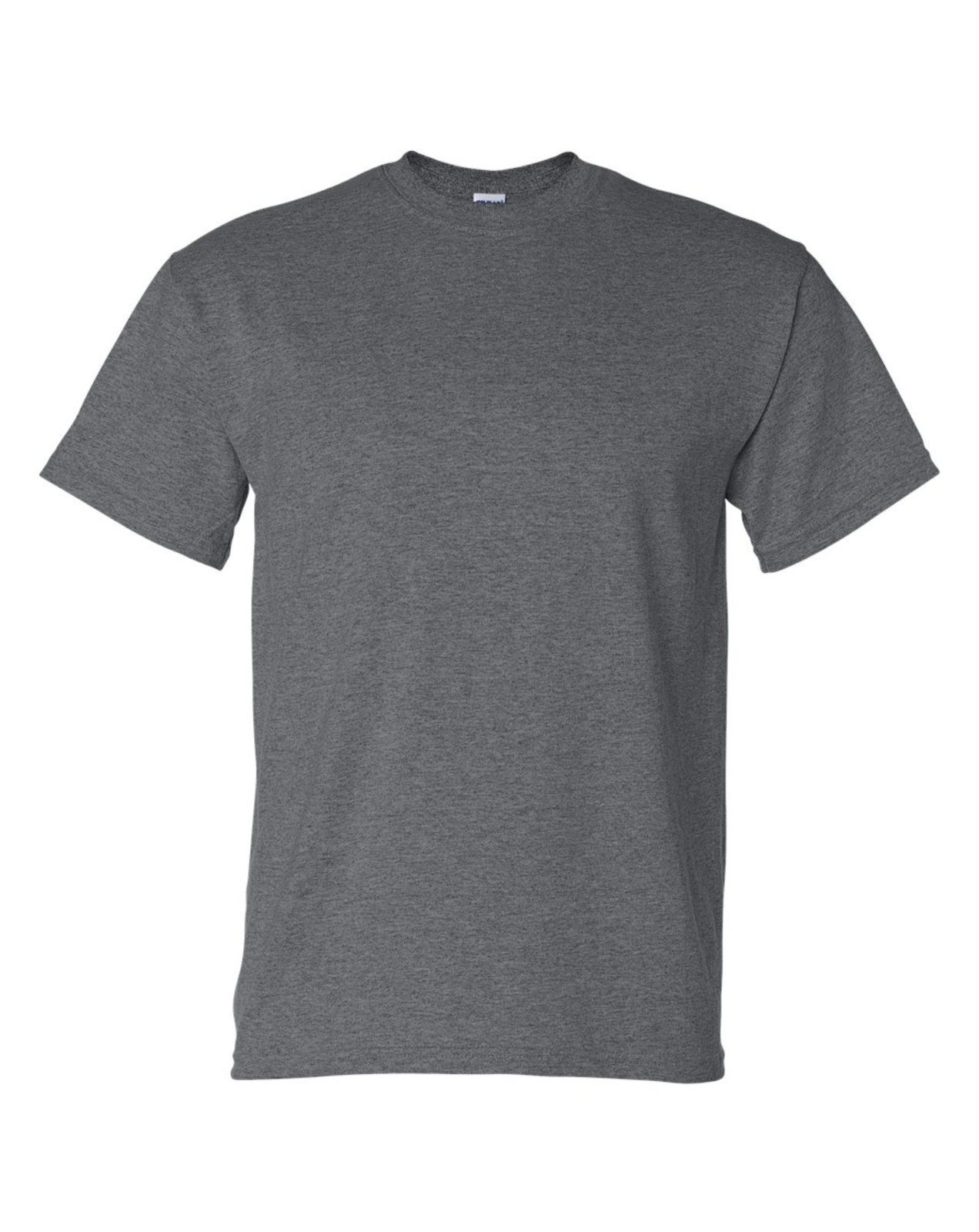 2XL Dark Heather Blank – Gildan 8000 Short Sleeve DryBlend T-Shirt