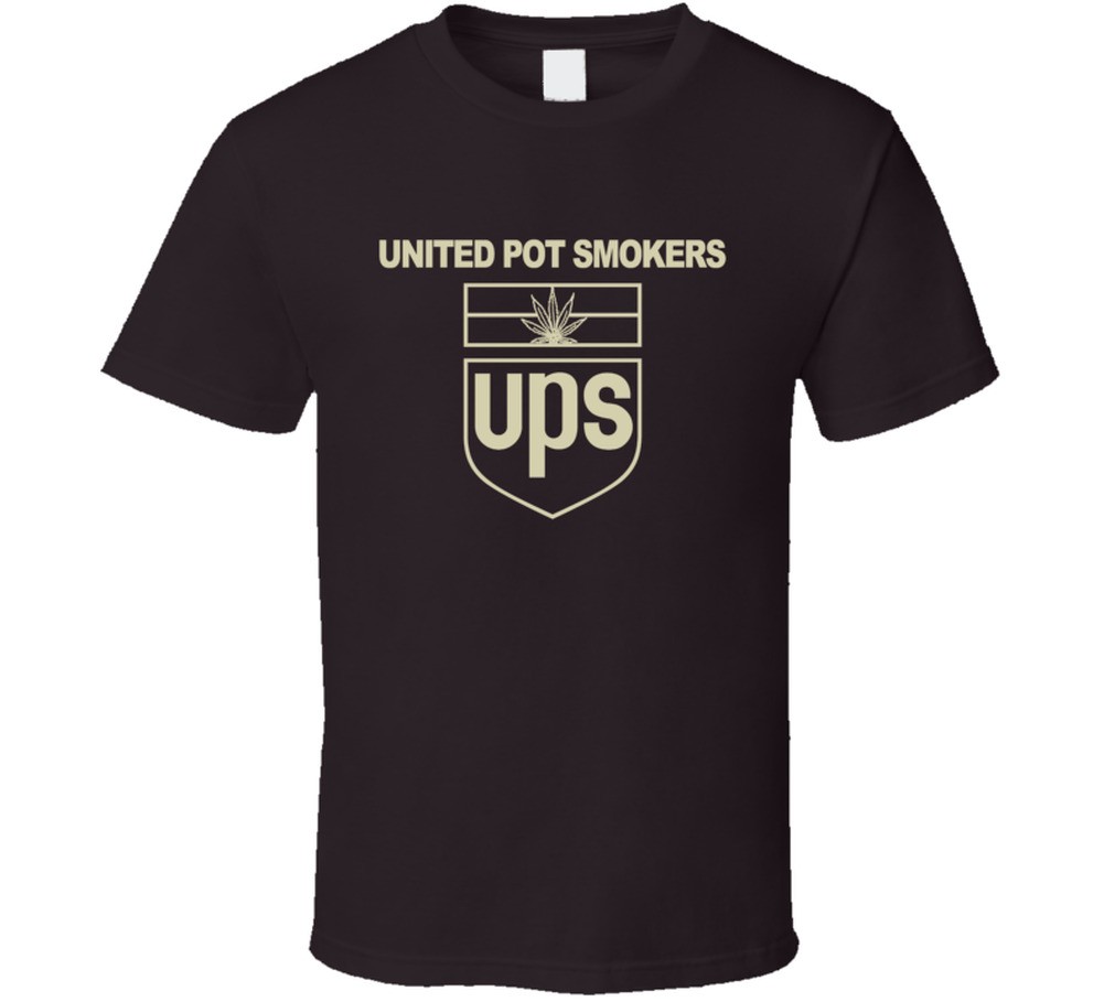 Ups Parody United Pot Smokers Fun Slc Punk Popular Movie T Shirt