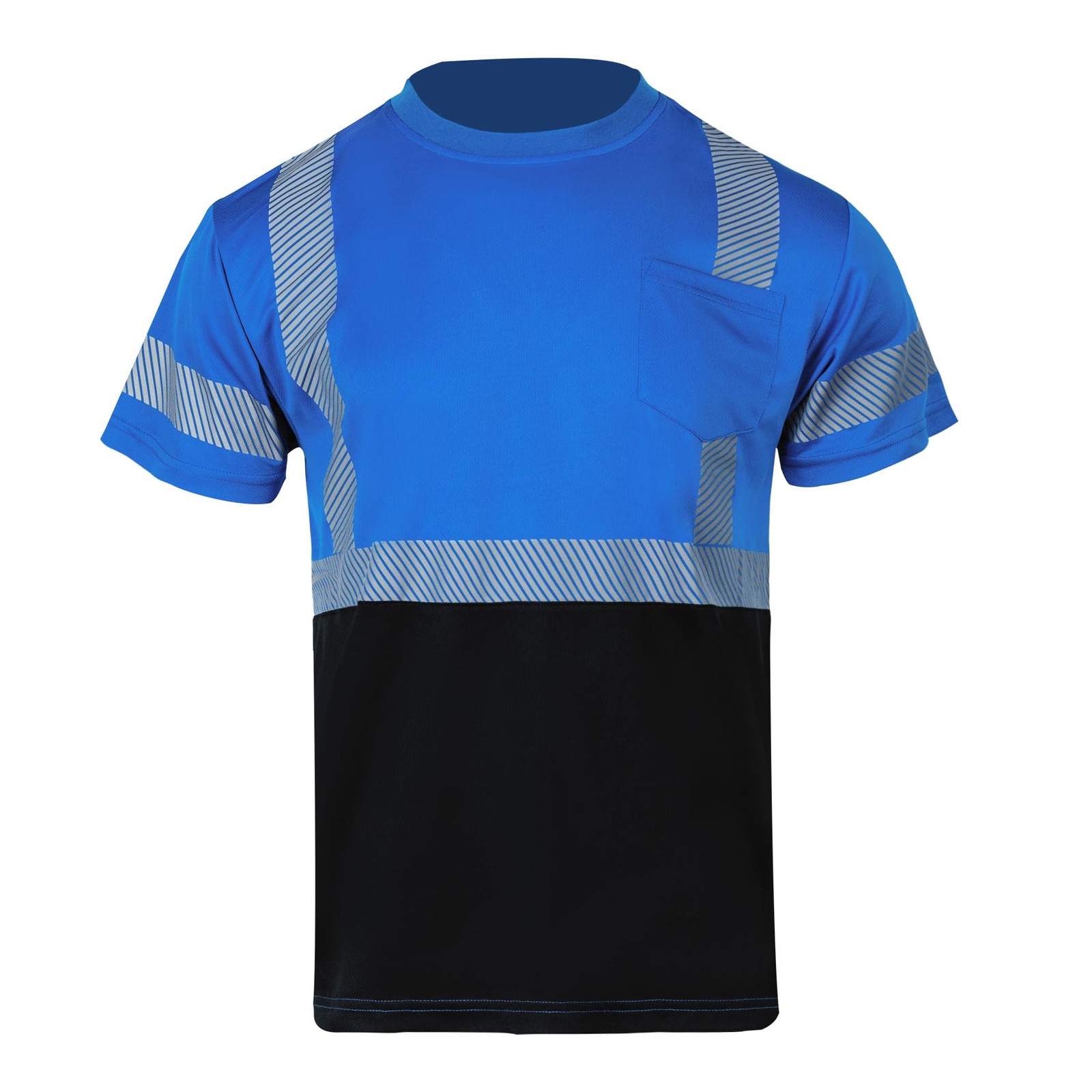 Hi Vis Safety T Shirt for Men Class 1 ANSI Reflective High Visibility Short S…