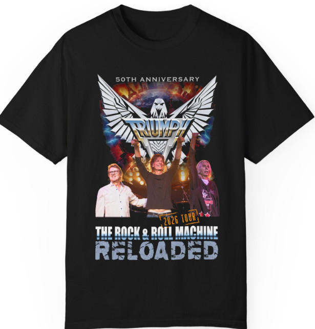 Triumph Band 50th Anniversary 2026 Tour T-Shir