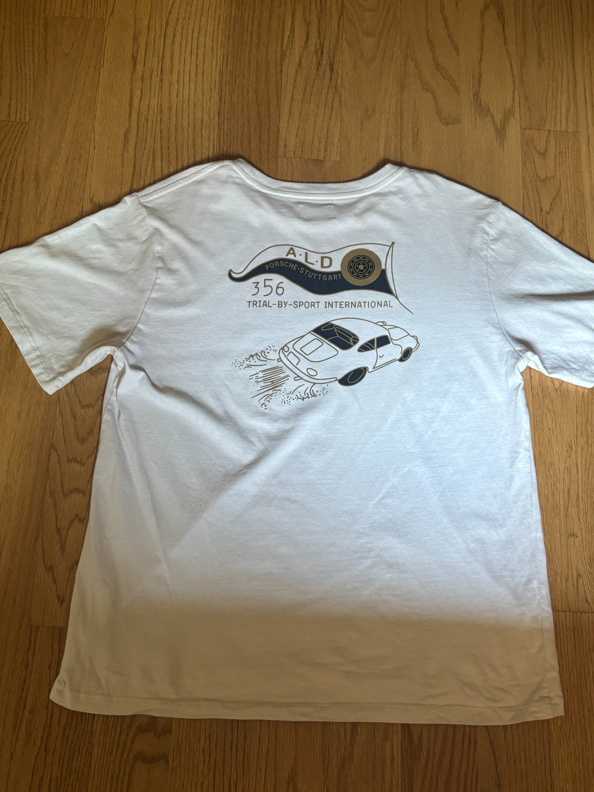 Aime Leon Dore ALD / Porsche 356 Tee – White size XL “last one sold for 399.99”