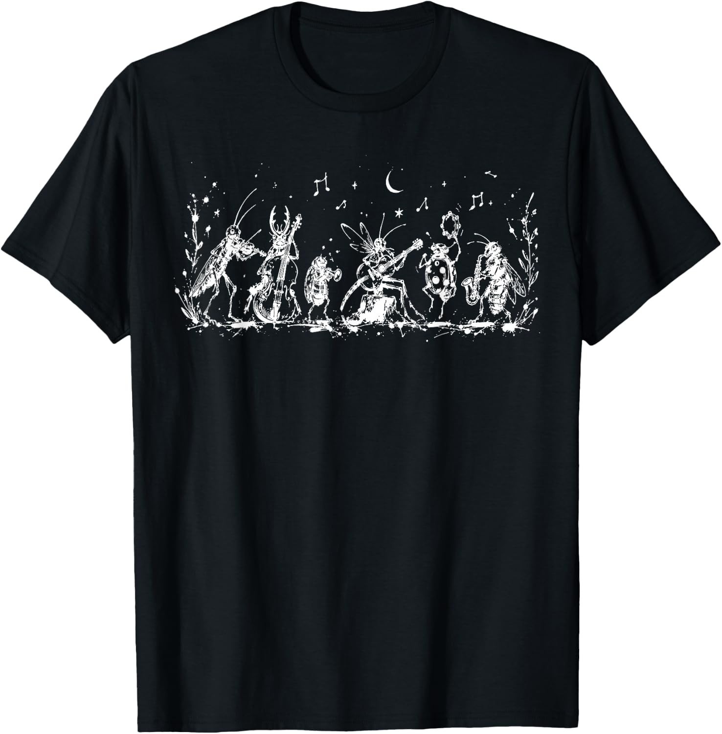 Vintage Insect Band Music Bugs Nature Lover T-Shirt