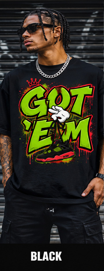 8xl Greystone Tee Shirt To Match Jordan 6 Infrared Salesman GOT’EM Streetwear t