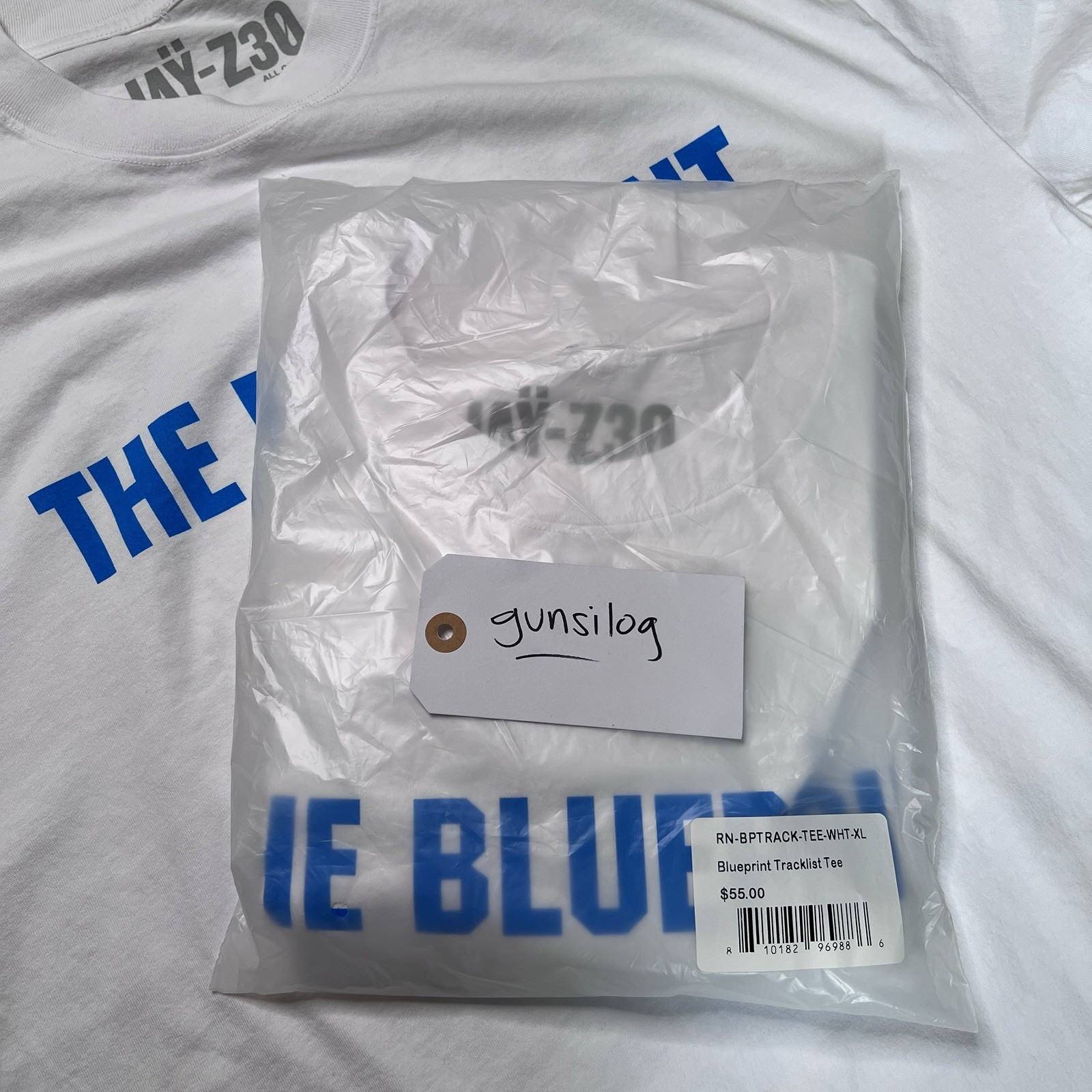 Jay-Z Reasonable Doubt 30th Anniversary Pop Up T-Shirt XL New in Bag in HAND!